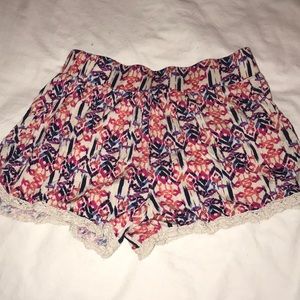 Soft loose fitting shorts
